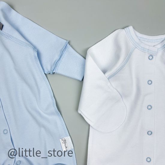 Комплект "Нежный возраст" белый/голубой