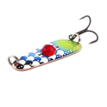 Блесна колеблющаяся Kuusamo Rasanen 50/14 (бусинка) BL/GR/G/O-C, UV