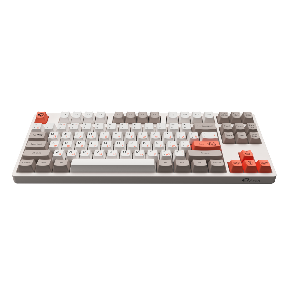 Игровая клавиатура AKKO 3087 V2, Steam Engine (Русская раскладка) CS Radiant Red