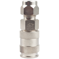 HRS-40SPA Harrison Пневматическое быстроразъёмное соединение с обжимным креплением PU шланга Ø 8х12