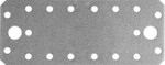 ЗУБР КП-2.0, 140 x 55 x 2 мм, цинк, крепежная пластина (310236-140-55)