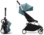 Коляска Stokke YOYO3 Newborn Shell рама белая White 2 в 1 Aqua