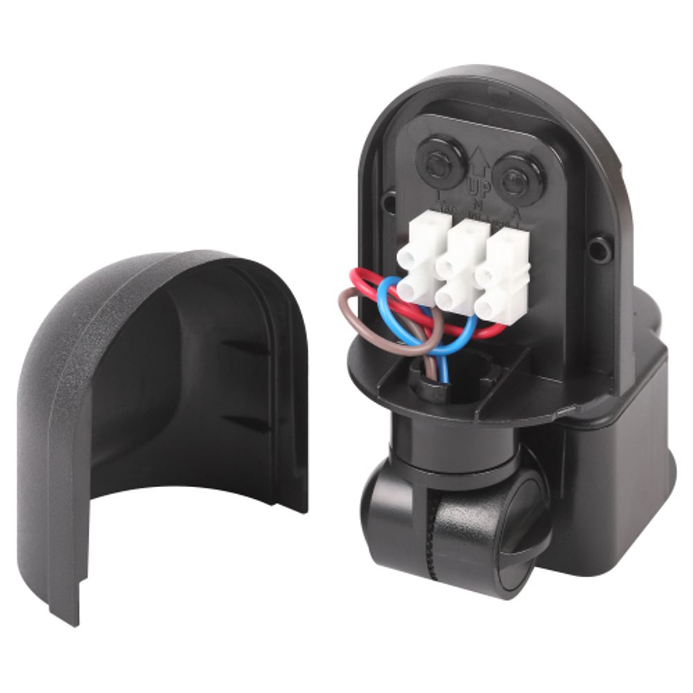 Датчик движения ЭРА MD 04 настенный инфракрасный 1200 Вт угол 180° IP44 черный | Датчики движения