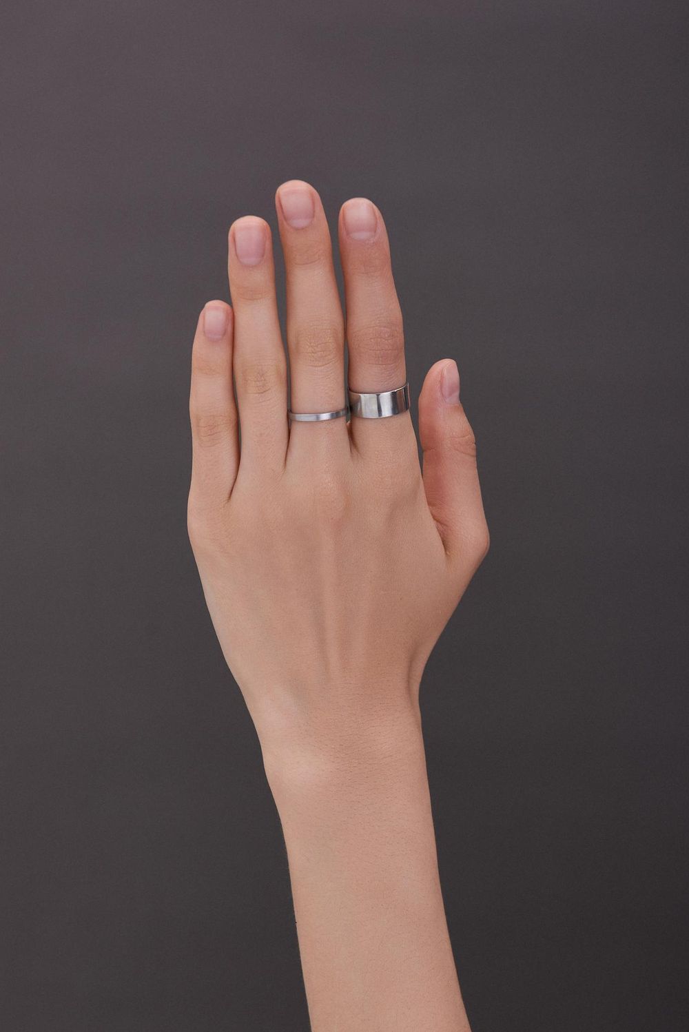 Кольцо Base 8 мм глянцевое