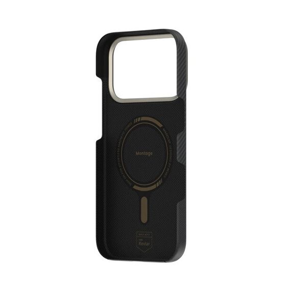 Чехол Benks Montage ArmorAir Case built with Kevlar для iPhone 17 Pro Max 6.9&quot; черный (600D+1500D)