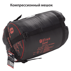 Спальный мешок одеяло BTrace Duvet 230*80 (0/-15) L серый/синий