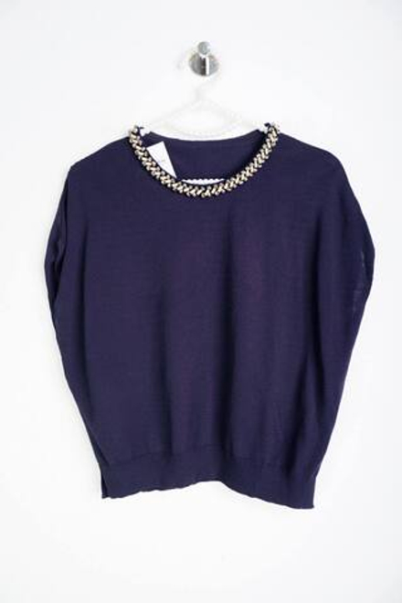 Джемпер с декором, визуально на 44 размер