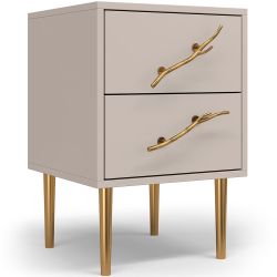 Тумба Арт Колор matte Стайл Голд Серый агат матовый