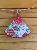 Полотенце кухонное, круглое, 2 шт, рогожка