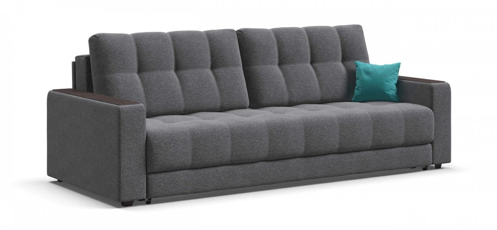 Диван Босс Рогожка Мальмо серый