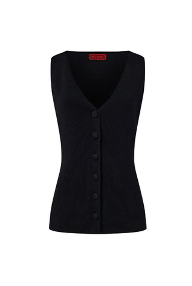 Жилет удлиненный