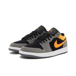 Кроссовки Air Jordan 1 Low Black Grey Orange