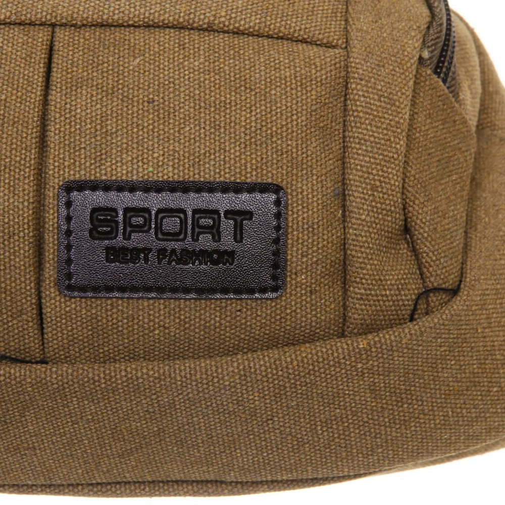 Сумка на пояс «Sport leader - Street Fashion», 4 кармана, цвет бежевый, 35*16*6см