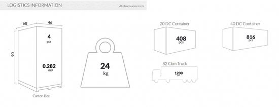 Стул пластиковый барный Air Bar 75 белый