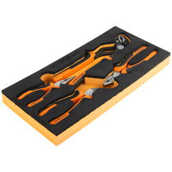 WDK-3703PHL Набор шарнирно-губцевого инструмента в ложементе, 4 предмета