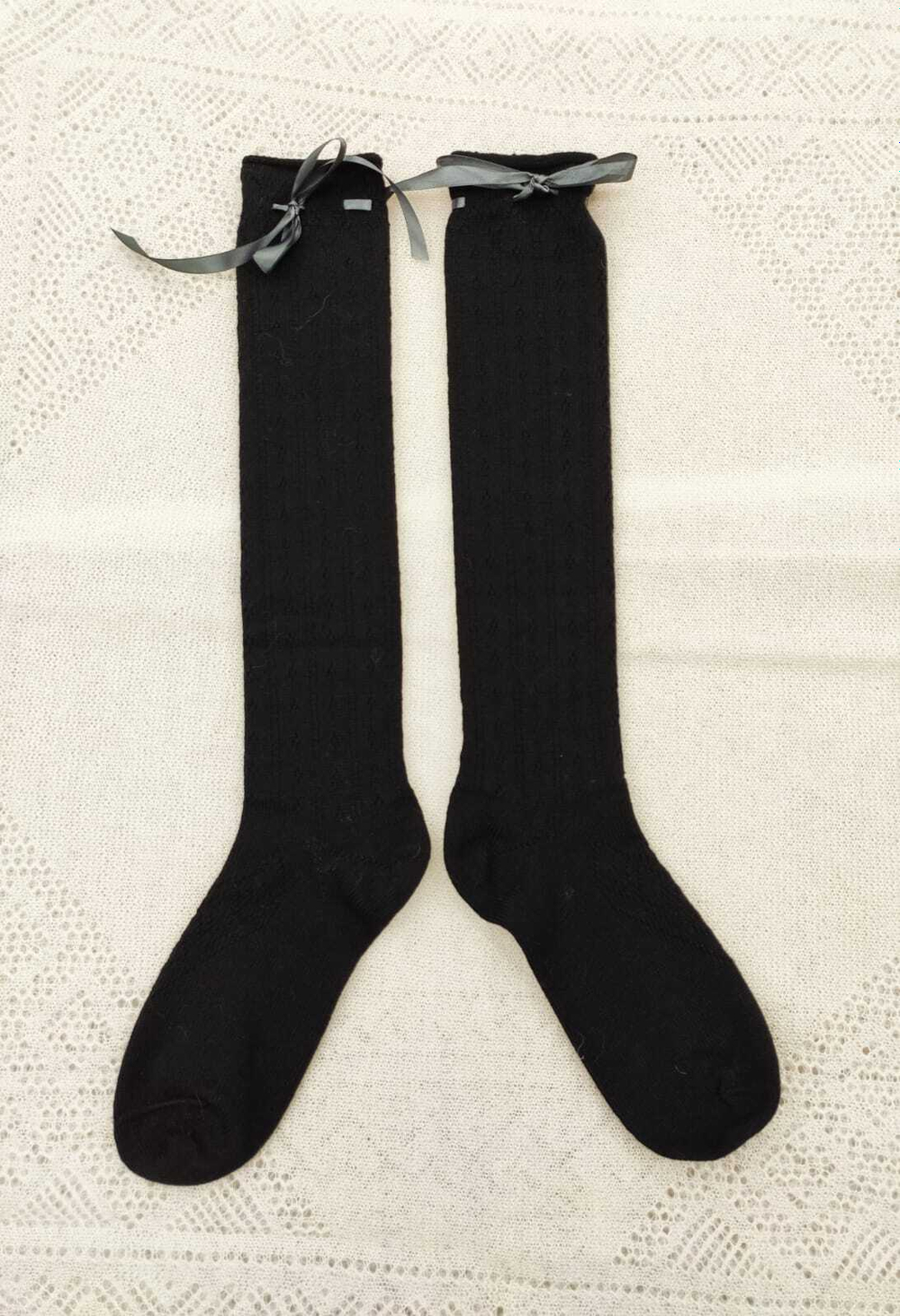 Носки женские (получулки) Н232-07 черные