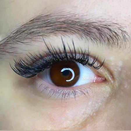 Оттеночные темно карие линзы для Светлых глаз Marquise Solo brown с отверстием (темно карие ) /Плюсовые диоптрии для дальнозоркости и близорукости