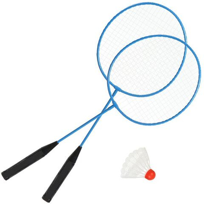 Ракетки для бадминтона 2 ракетки, 1 волан, 58х18 см, сетка, в асс, Y9-301
