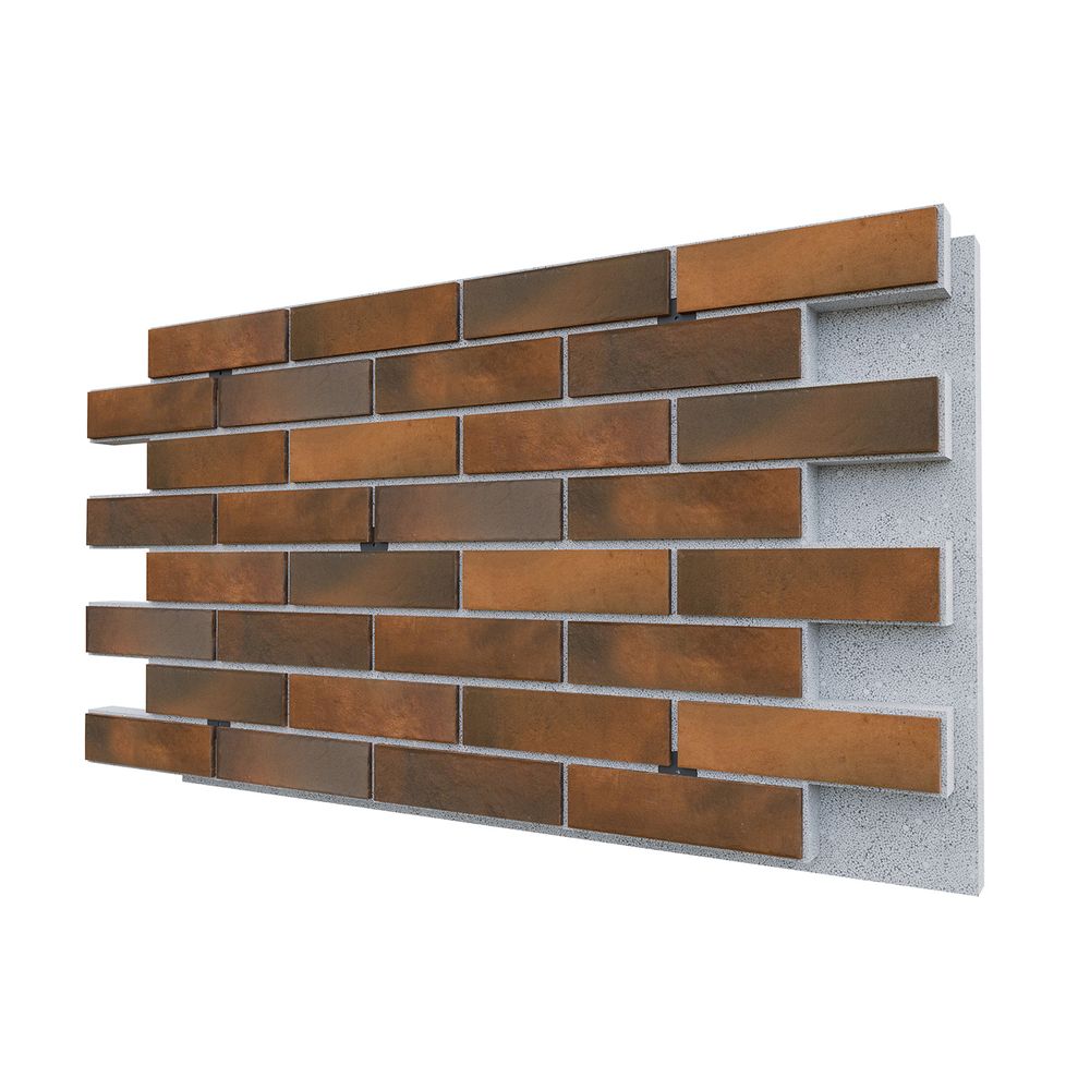 Негорючая термопанель ППС PRO Cerrad Retro Brick Chili 0,612 м², 1020x600 мм