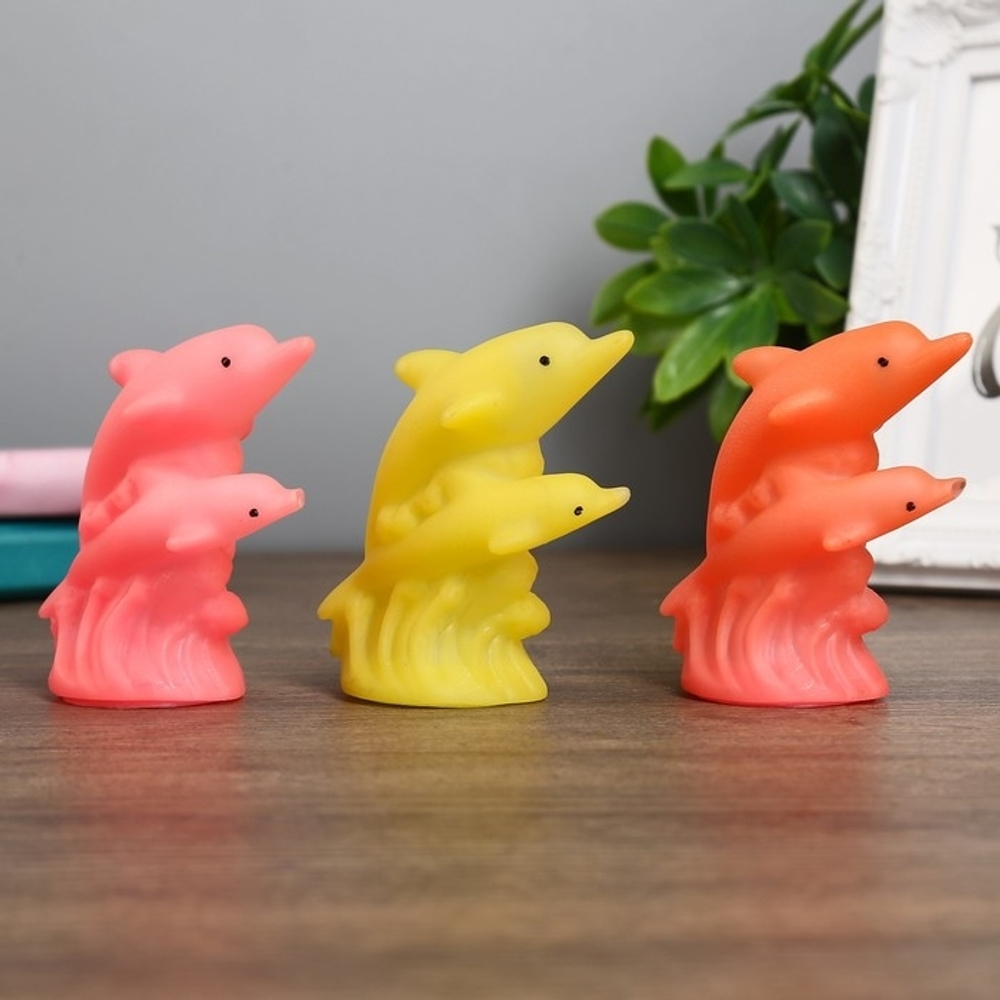 4336242 Ночник "Дельфины" 1Вт МИКС 9х5х10 см.