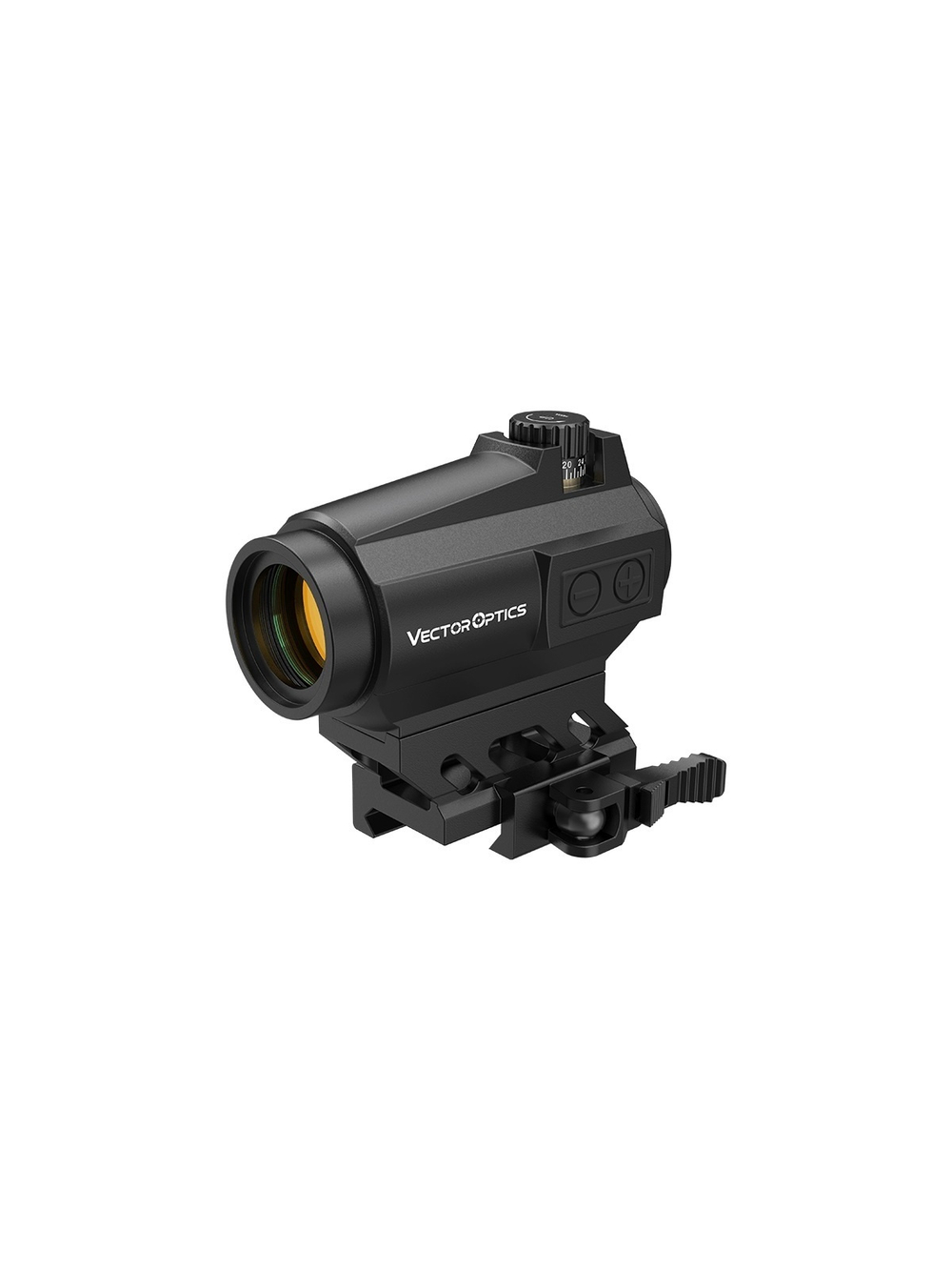 Коллиматорный прицел  Vector Optics MAVERICK-II PLUS 1x22 DBR(точка 2MOA, круг с точкой) совместим с ПНВ, быстросъёмный на Weaver (SCRD-PD12)