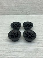 Колесо для мебели ролик для дивана диаметр 48 мм отверстие 8 мм 4 шт