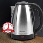 Чайник CROMEX KT-115, 1,5 л, 1500 Вт, закрытый нагревательный элемент, нержавеющая сталь, серебристый, 452925