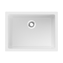 Кухонная мойка Omoikiri Okinoshima 61-U/I-WH Glossy Natceramic/белый 4993256