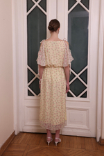 Платье «Фиалка», разноцветный