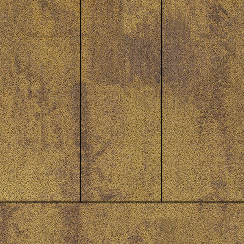 Тротуарная плитка ПРЯМОУГОЛЬНИК 900х300 мм - Листопад гранит Янтарь