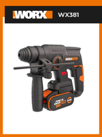 Перфоратор аккумуляторный бесщеточный WORX WX381