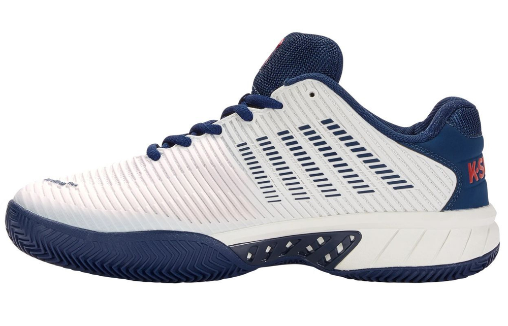 Теннисные кроссовки K-Swiss Hypercourt Express 2 HB - blanc de blanc/blue opal/lollipop
