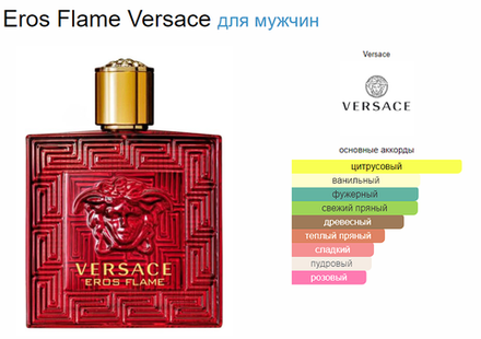 Versace Eros Flame 100ml (duty free парфюмерия)