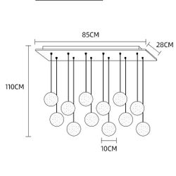 Подвесной Светильник Fresh More L12 Планка By Imperiumloft