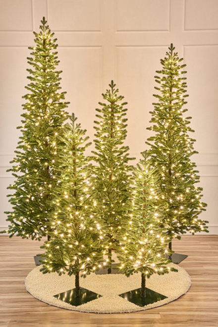 Ель искусственная с лампочками Тикко