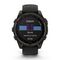 Garmin Fenix 8 Solar Sapphire 47 мм – Титановый угольно-серый DLC, черный ремешок