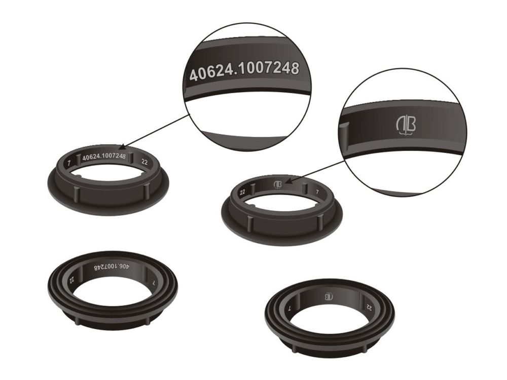 Уплотнительное кольцо свечного колодца ЗМЗ 409 Евро-4 | ЗМЗ 405, 406 Евро-3 | УАЗ Хантер, Патриот | ГАЗель | БМРТ 40624.1007248 ЛВ | резина