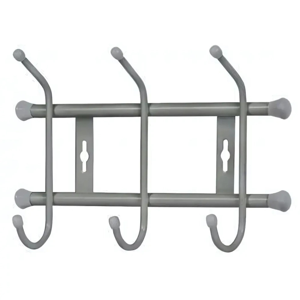 Вешалка настенная 265*180*67 (3 крючка) Бежевый металлик ВН3/БЖ