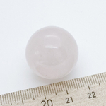 Розовый кварц, шар, диаметр около 24 мм, цена за 1 шт