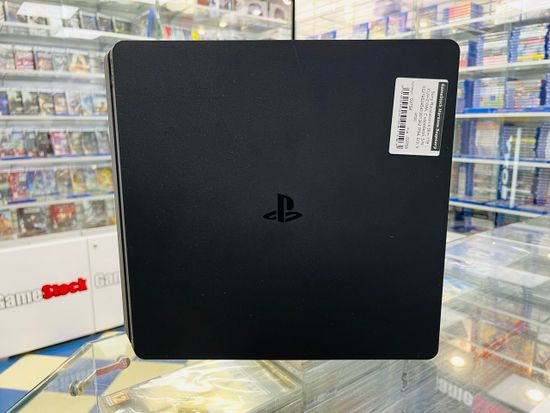 Sony Playstation 4 Slim 1TB CUH-2108A, С коробкой, S/N: 02274524541301362 (PS4, Б/У, 5 игр)