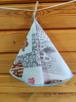 Полотенце кухонное, круглое, 2 шт, рогожка