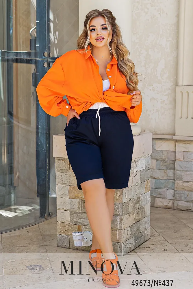 Шорты 437-темно-синий Minova