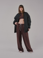 Baggy Trousers LOGO French Roast