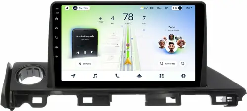 Магнитола для Mazda 6 GJ 2015-2018 - Teyes CC4L монитор 9" IPS, Android 14, Быстрая, Snapdragon 662, CarPlay, 4G SIM-слот