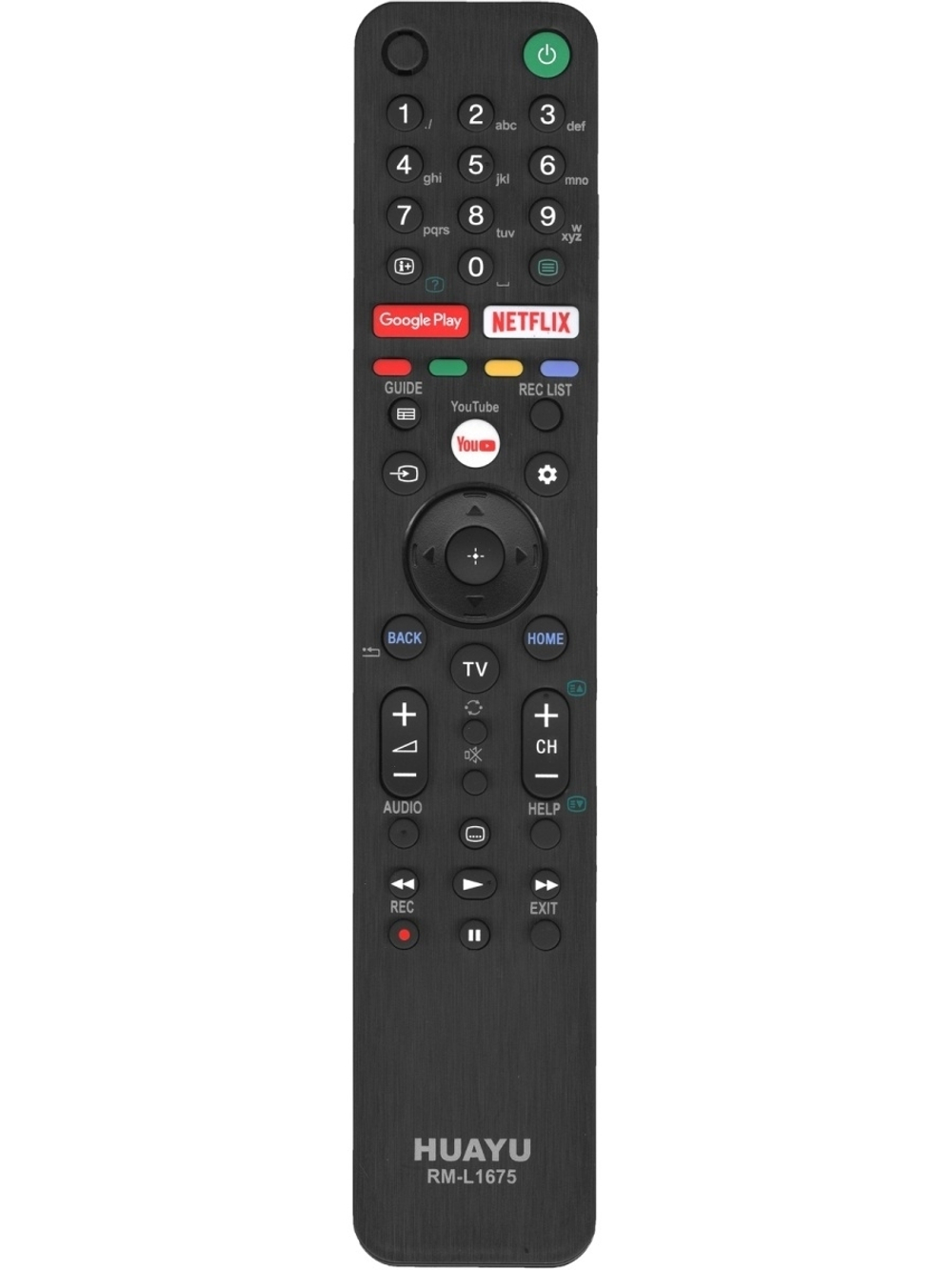 Универсальный пульт RM-L1675 для SONY (корпус пульта RMF-TX500E)