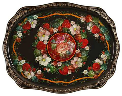 Zhostovo metal tray A31D2909255