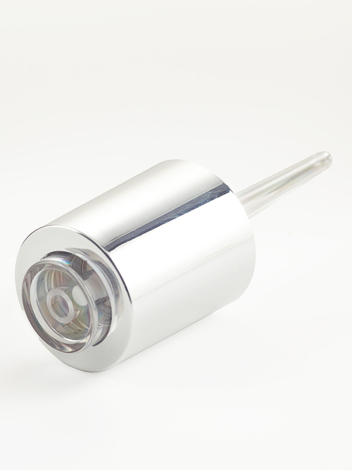 Кнопочная пипетка серебряная