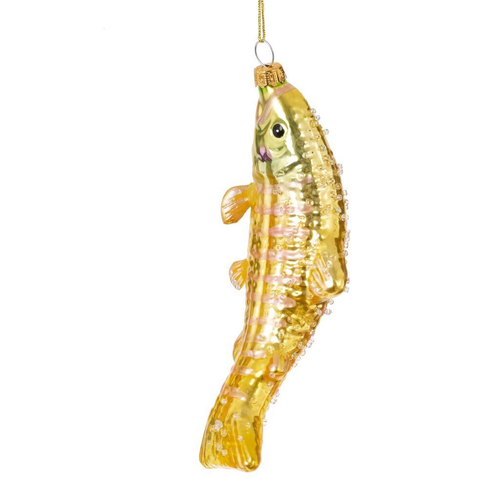 GAEM Украшение новогоднее "Рыба", L6 W6 H16 см