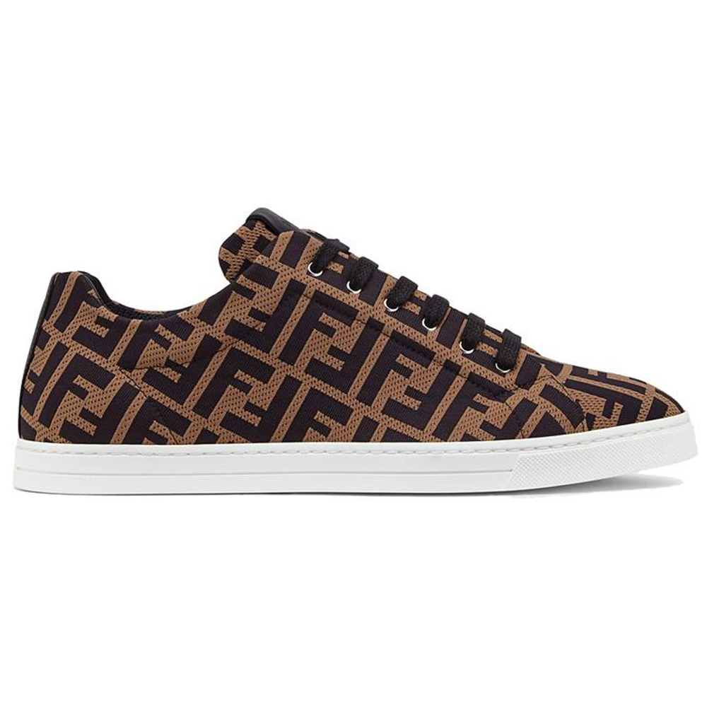FENDI Ff Logo Low Top Sneakers
