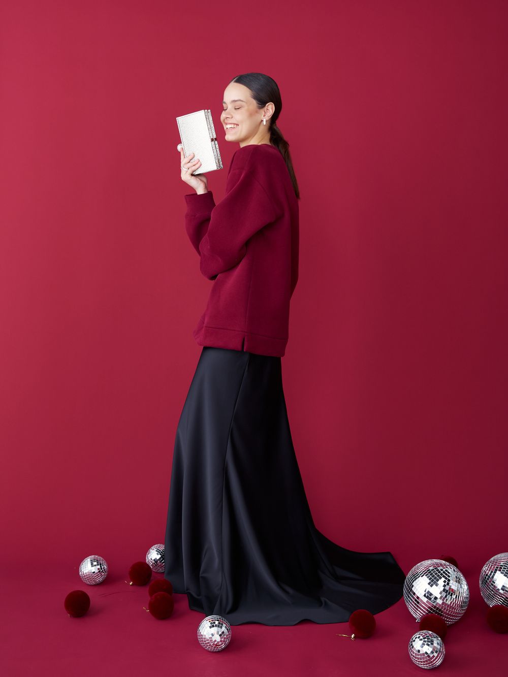 СВИТШОТ DO NOTHING CLUB BORDO